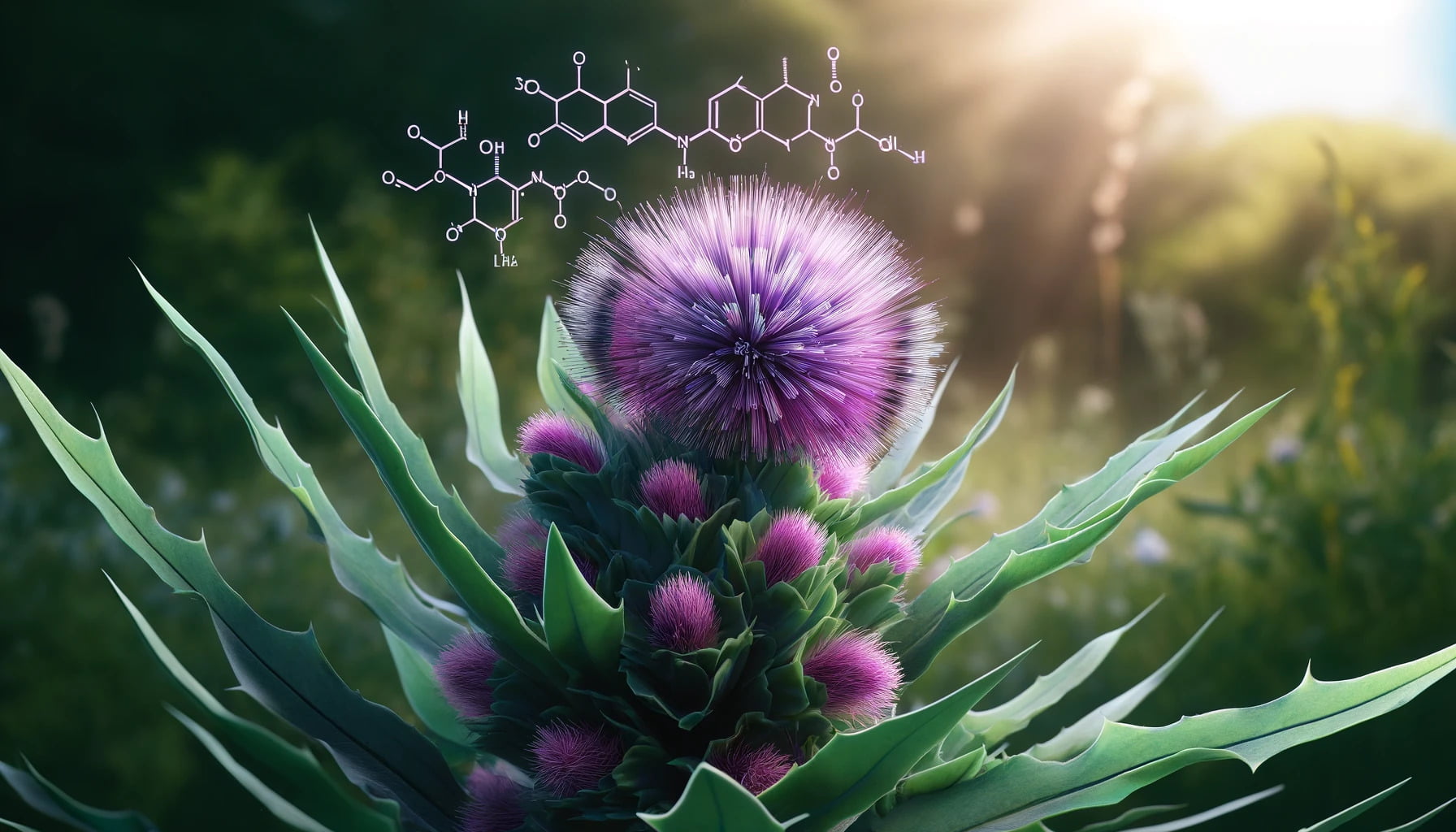 Milk thistle and it's chemical structure