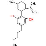 cannabidiol molecular structure