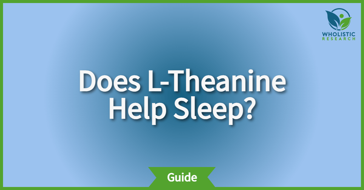 does l-theanine improve sleep quality