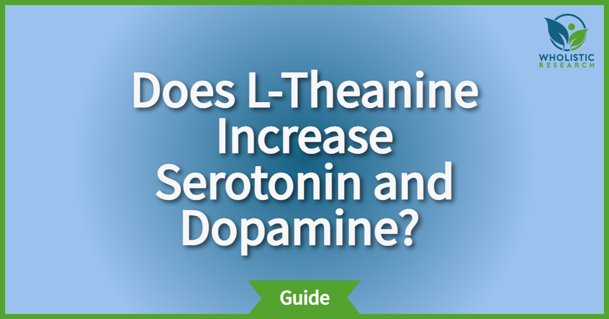 does l theanine increase serotonin
and dopamine