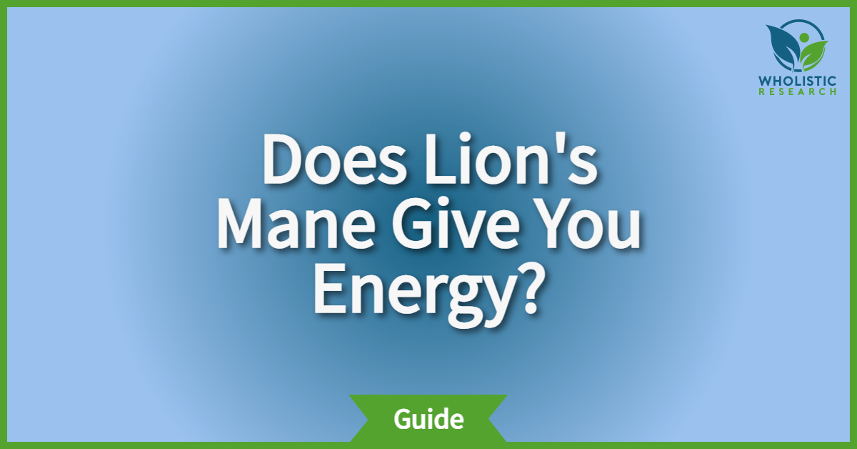does lions mane boost energy levels