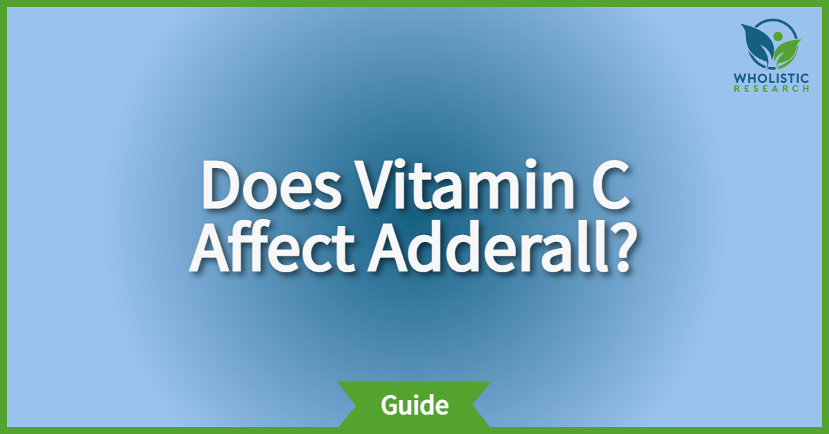 how much vitamin c to counteract adderall
