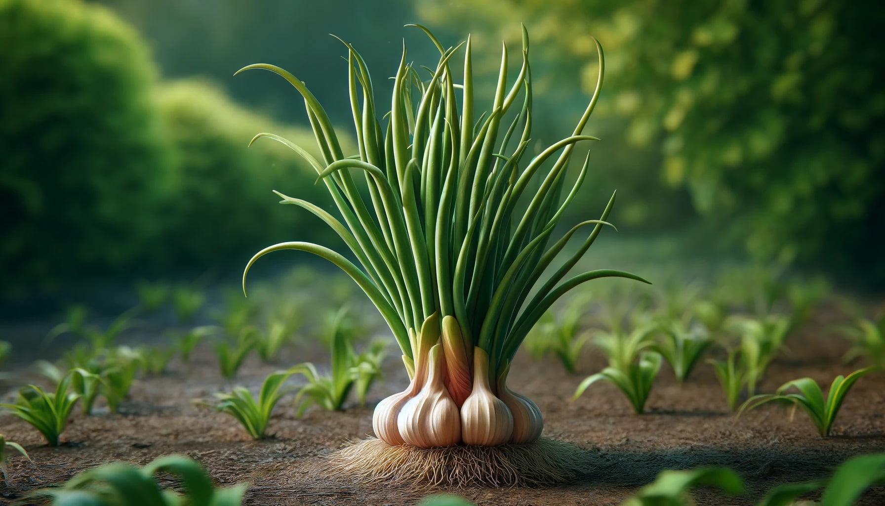 garlic plant for cognitive boost