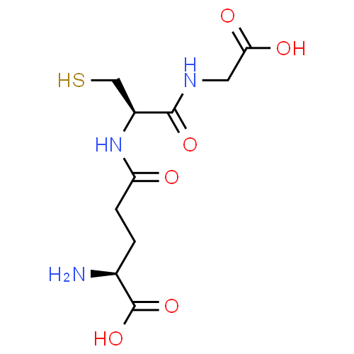 glutathione molecular structure