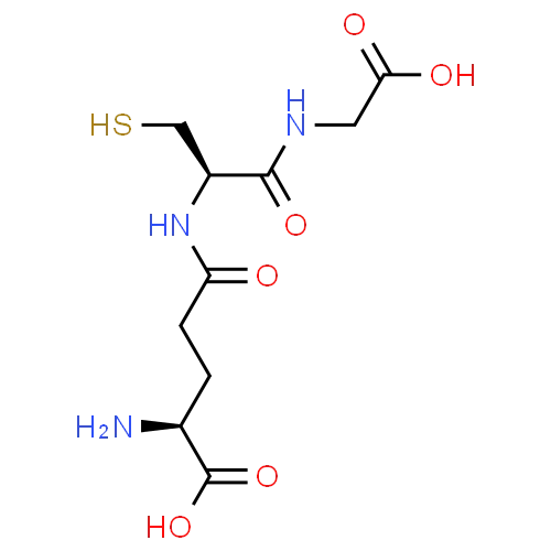 glutathione molecular structure