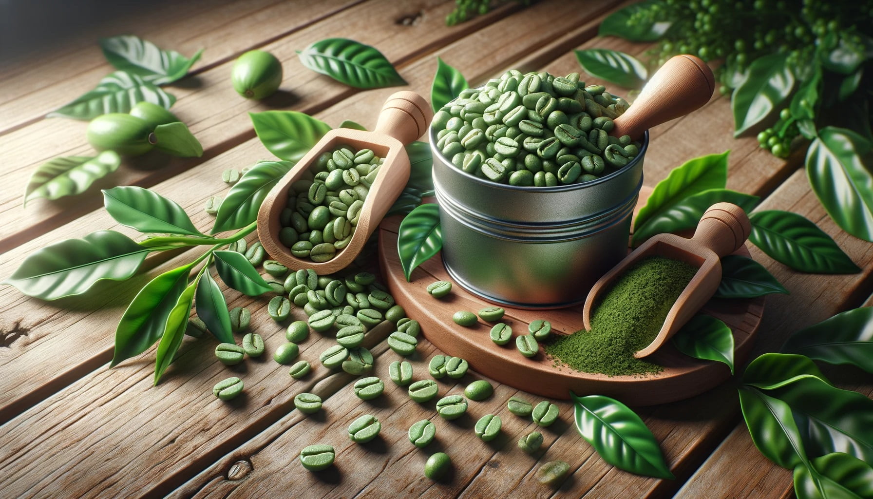 green coffee beans have nootropic properties