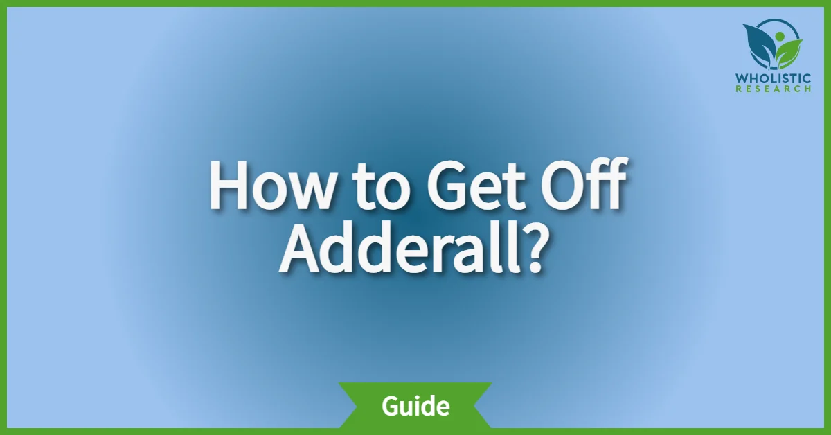 how do you stop adderall with adhd