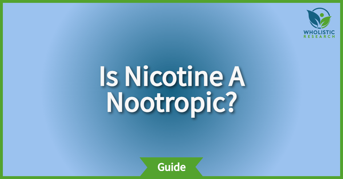 is nicotine a safe nootropic