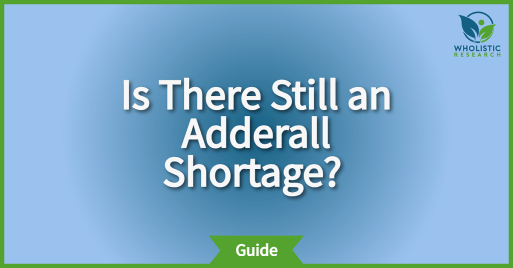 adderall shortage