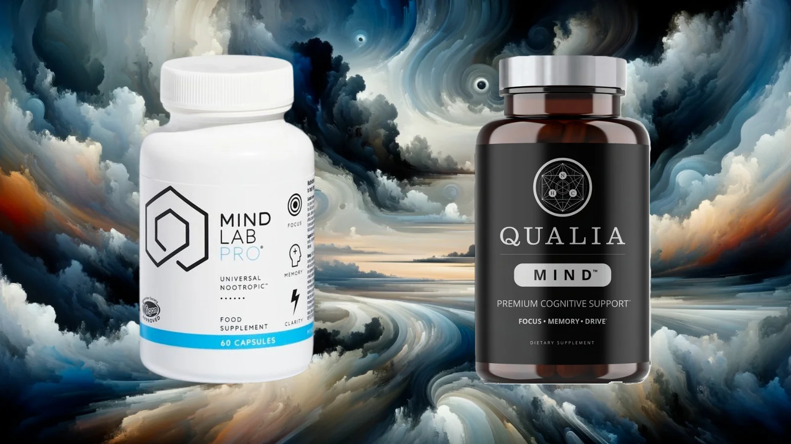 Comparing Mind Lab Pro and Qualia Mind for cognitive enhancement.